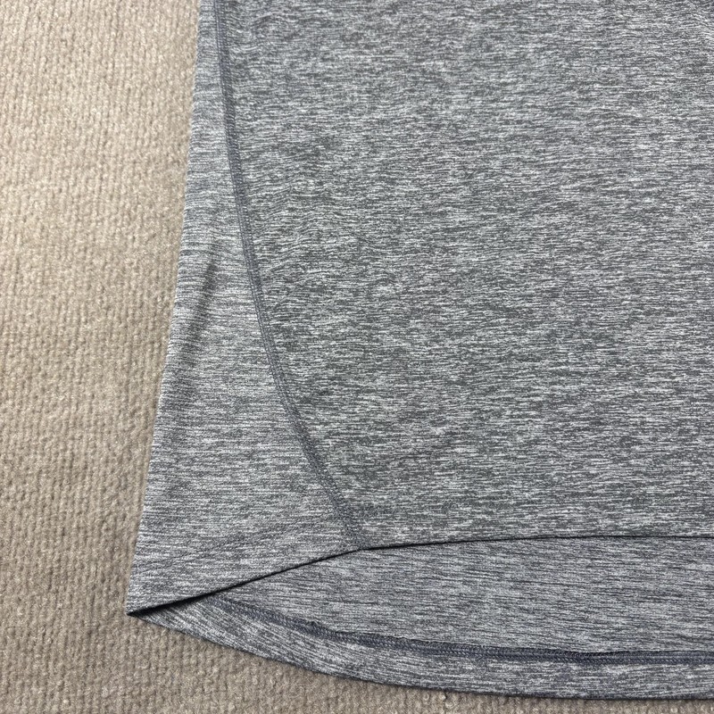 Nike Dri-FIT Running Pullover Mens Small Gray Half Zip Thumbholes 857820-021 gallery