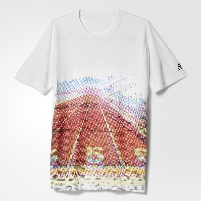 nwt~Adidas Performance SIDELINE ALLOVER PRINT Graphic Tee AOP T Shirt~Mens sz XL gallery