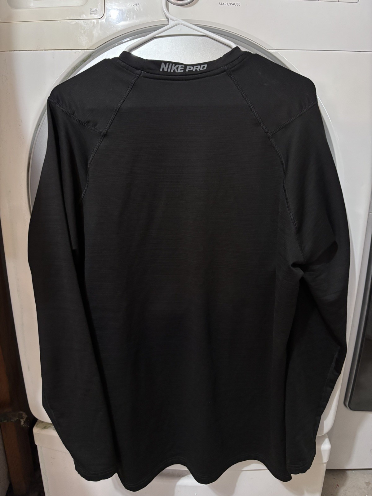 Nike Pro Dri-FIT Long Sleeve Fitted Athletic Shirt Black XL Moisture Wicking gallery
