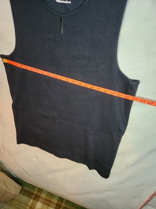 Nike King LeBron James 23 Ribbed Stretch Black 4XL Tank Top gallery