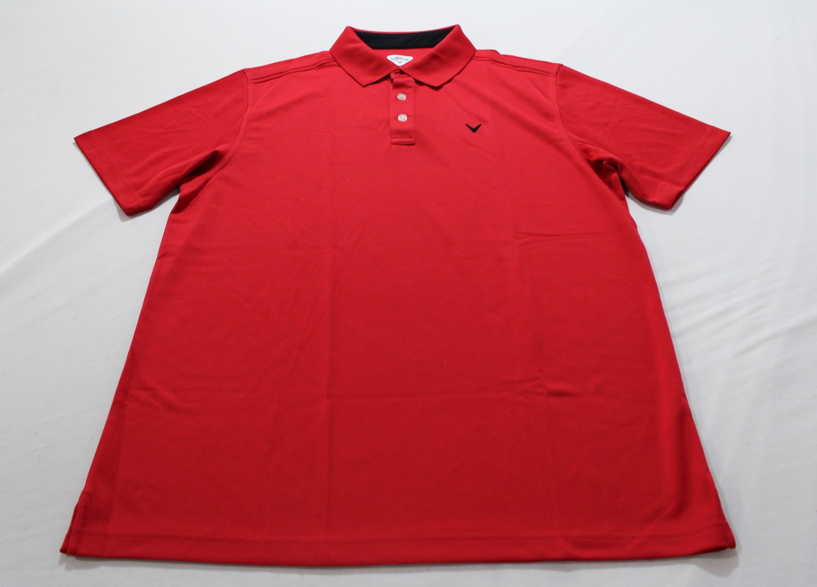 Callaway Men's Short Sleeve Moisture Wicking Golf Polo CG2 Tonal Red Size XL gallery
