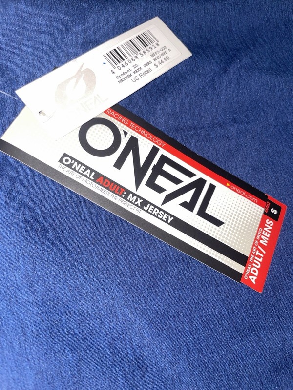 Oneal MAYHEM Jersey Adult Small HEXX V.22 Blue/Gray Long Sleeve gallery