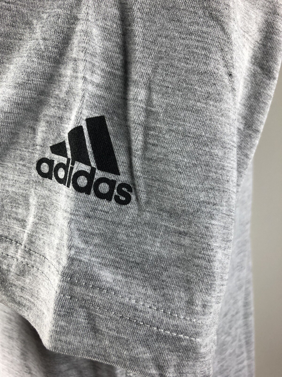 Men’s Adidas Climalite Ultimate Tee Determined Gray Cotton SS Shirt XL NWT gallery