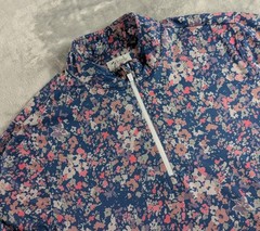 Waggle Pullover Mens XL Floral 1/4 Zip Golf Performance Stretch All Over Print