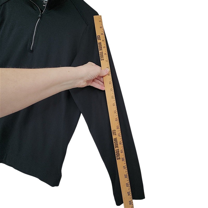 Greg Norman 1/4 Zip Pullover S Men Black Play Dry Golf Active Breathable gallery