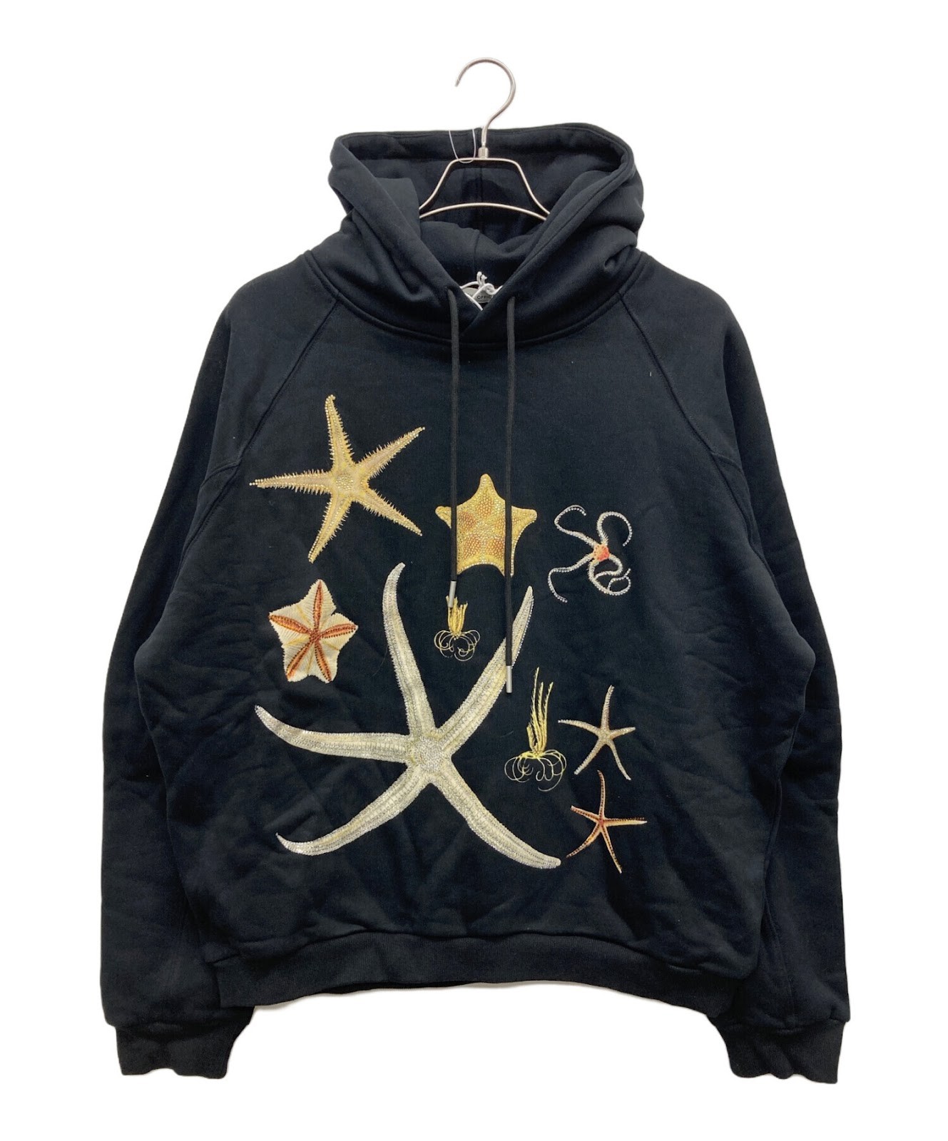 THELIGHT OFFICIAL Beaded Full Graphic Starfish Hoodie Size: XL Men Black gallery