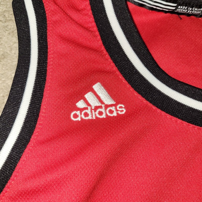 Miami Heat Dwayne Wade #3 Hardwood Classics Adidas Basketball Jersey Kids Large gallery