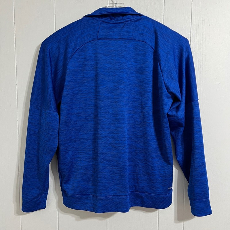 Adidas Climalite Blue 1/4 Zip Pullover Long Sleeve Athletic Shirt Men's L gallery