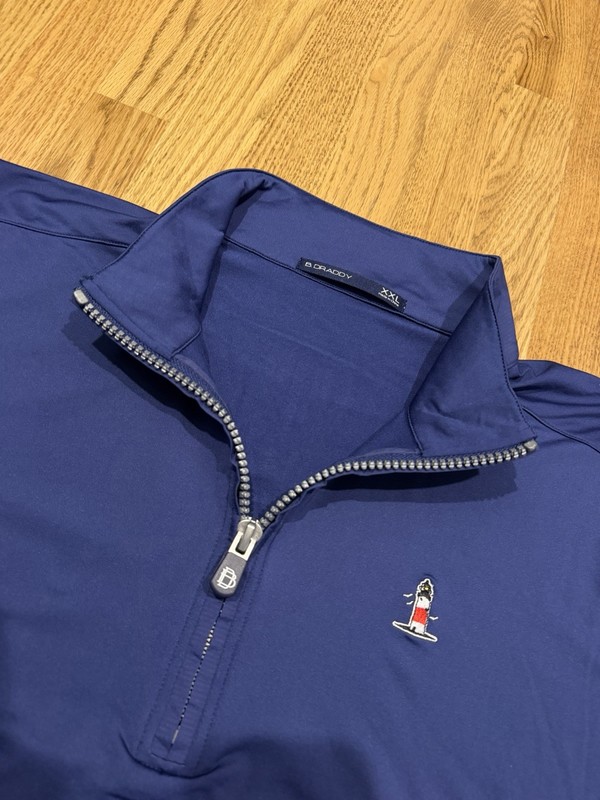 B Draddy Sankaty Head Golf 1/4 Zip Pullover Men’s XXL 2XL Performance Stretch gallery