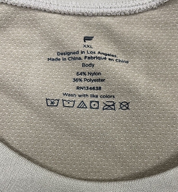 Fabletics Men's The Training Day Short Sleeve Tee Brutalist Khaki Size XXL gallery