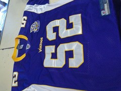 Vintage Minnesota Vikings Chad Greenway NFL Jersey Size 52