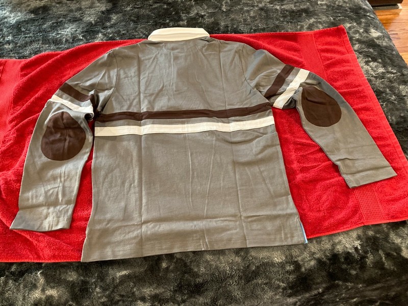 PORSCHE DESIGN STEVE MCQUEEN COLLECTION RUGBY SHIRT USA SIZE: S = EURO SIZE M. gallery