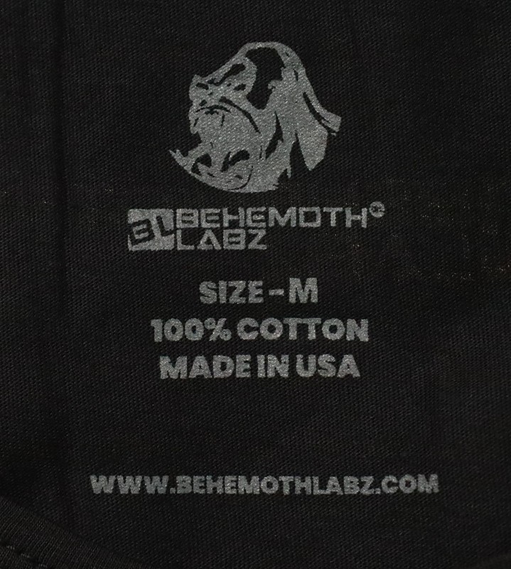 Behemoth Labz Men's Keep Your Squats Low Graphic Muscle Tank CF6 Black Medium gallery