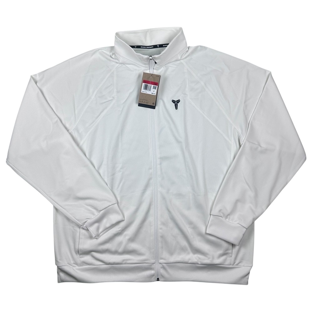 New Nike Kobe Dri-FIT Knit Jacket White HJ8097-100 Men’s Large Tall Basketball