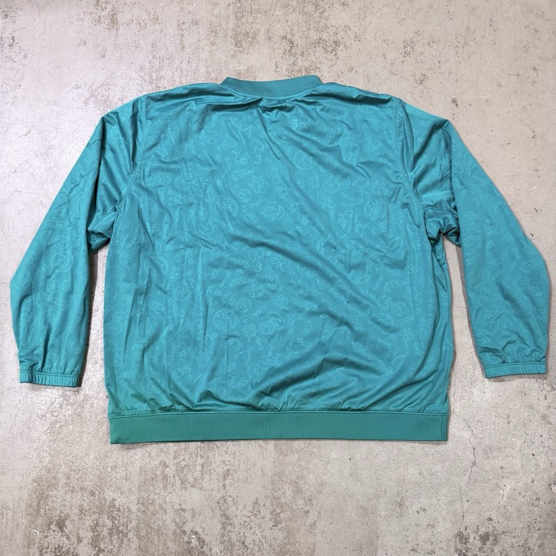 Nike Shield Golf Crewneck Lined Wind Sweatshirt Top Men’s XXL Green Good Luck gallery
