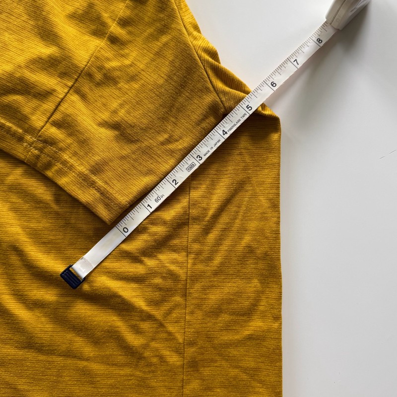REI Men's Active Pursuits Tech Tee Mustard Gold Size M Hiking Trail Run gallery