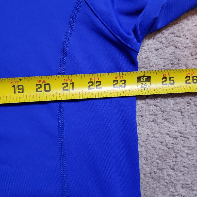 DEOLAX Pullover Shirt Mens XL Blue 1/4 Zip Stretch Performance Golf Apparel gallery