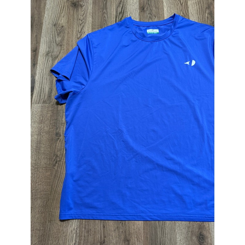 Grand Slam Performance Mens XXL Blue Shirt Adult Athletic Short Sleeve Excellent gallery