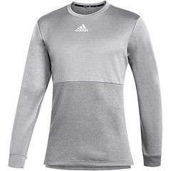 ADIDAS TEAM ISSUE CREW TOP MEN’S TRAINING L GREY/WHITE GREYTWO-L