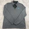 Under Armour Threadborne Men's Large 1/4 Zip Chevron Pullover Long Sleeve Shirt gallery