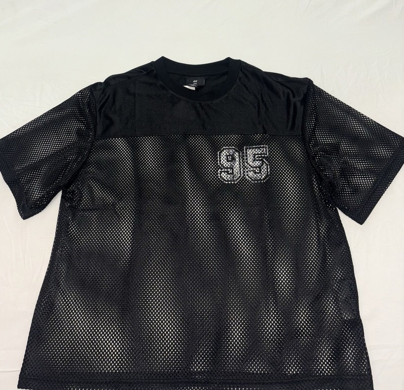 H&M Oversized Mesh Jersey Size Large gallery