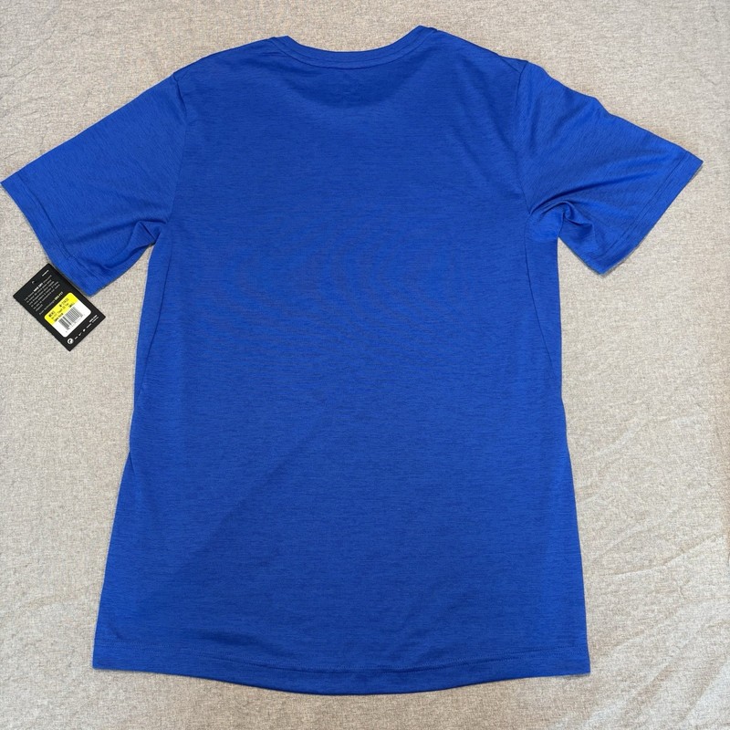 NWT Nike Men's Dri-FIT Training Short Sleeve Shirt Royal Blue Tee S gallery