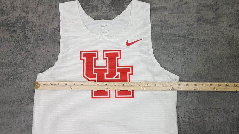 NIKE Pro Elite Running Singlet University Of Houston Mens XL Made In Usa gallery