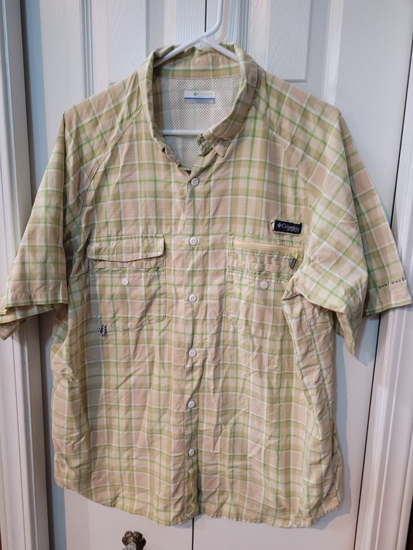 Lot of 3 shirts L Columbia PFG MENS 1 LONG/ 2 Short SLEEVE FISHING SHIRTS gallery