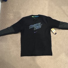 Nike Dri-FIT MLB City Connect Tampa Bay Rays player pullover Men’s Small Black