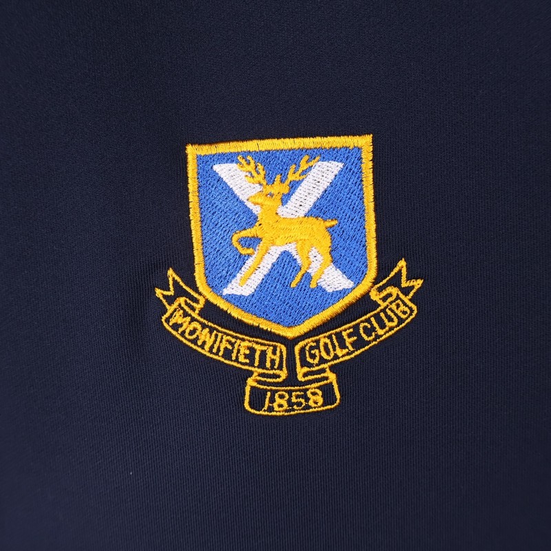 Glenmuir Storm Bloc Showerproof Pullover Mens L Navy 1/4 Zip Monifieth Scotland gallery