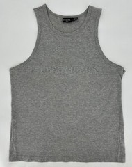 Vintage Guess Jeans Tank Top Mens Small Grey Sleeveless Tee Retro Y2K 90s