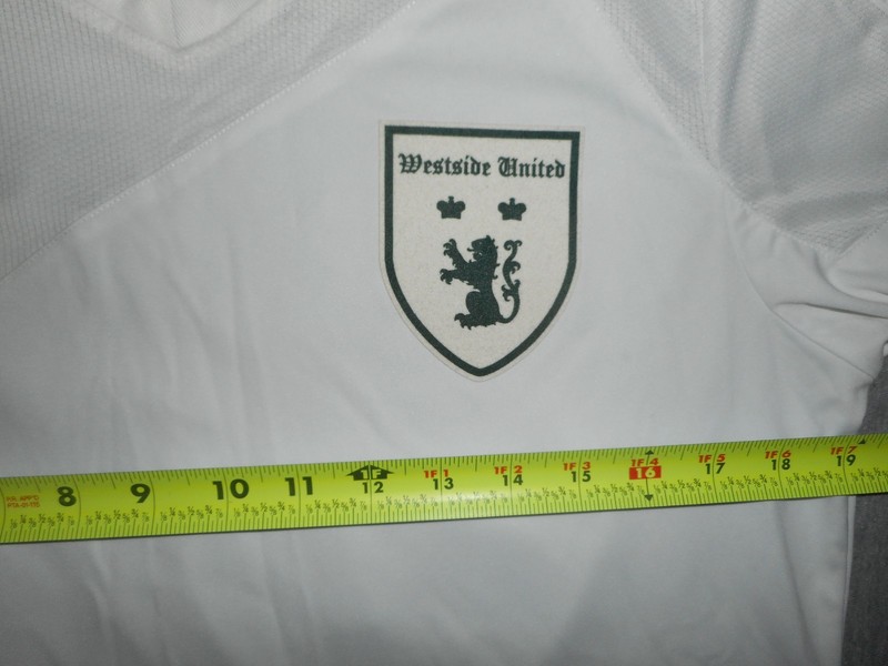 Adidas Climacool Soccer Practice Jersey - Westside United Patch - White - Medium gallery