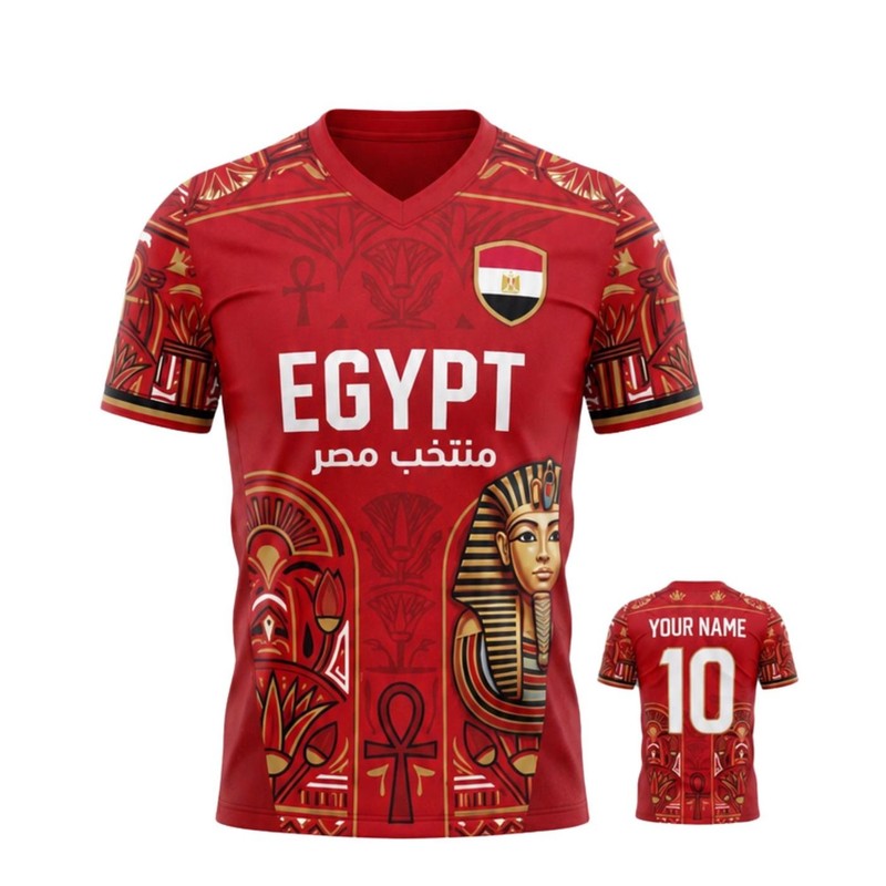 Personalize Egypt Soccer Jersey, Egypt Football Fan Shirt, Unisex Game Day Shirt gallery