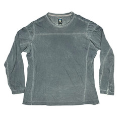 Kuhl Kommando Shirt Mens M Gray Crewneck Wildfibre Long Sleeve Utility Sport