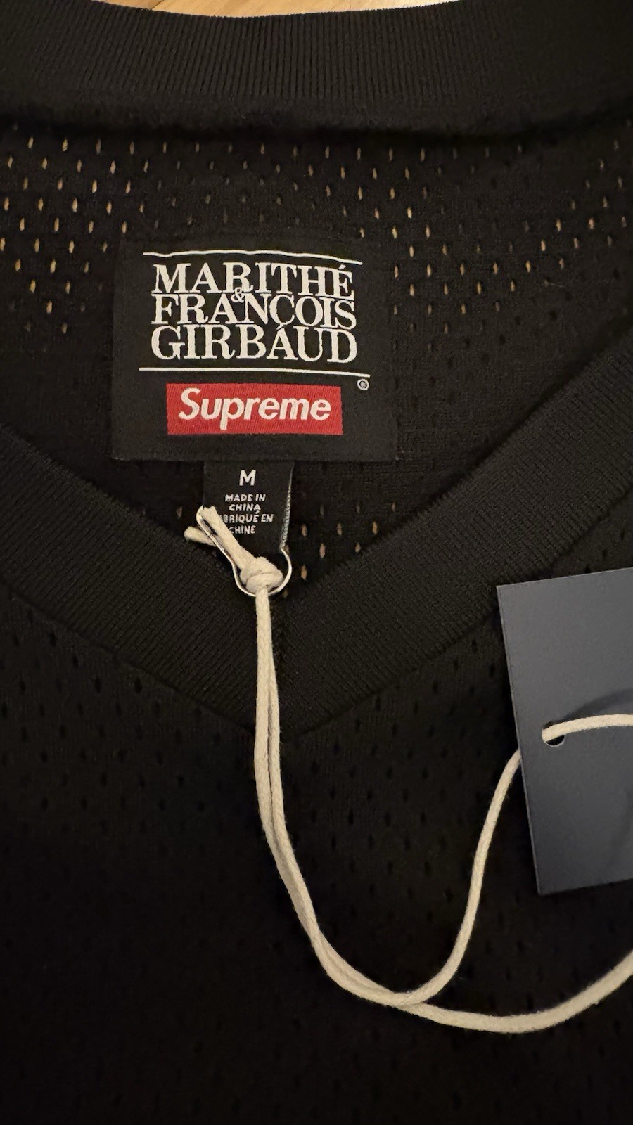 Supreme Marithe Francois Girbaud Hocky Jersey Medium Black SS24 Brand New gallery