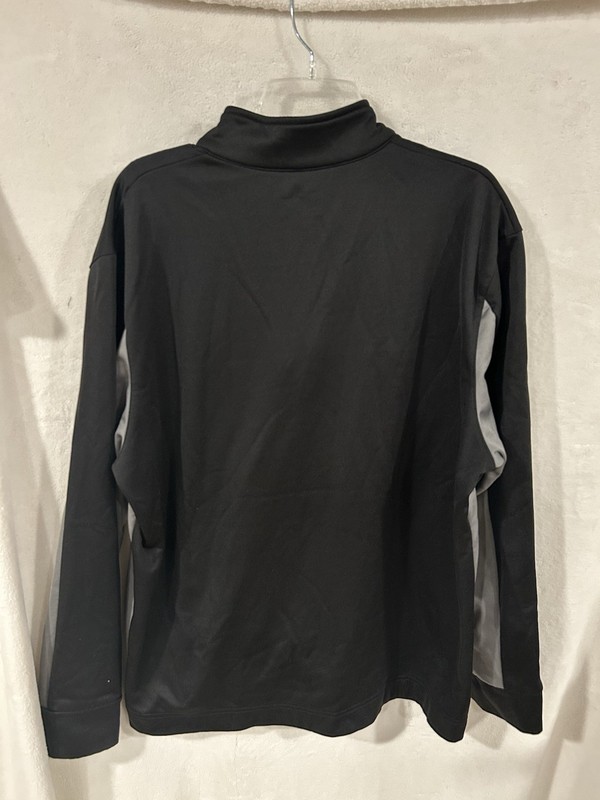 Callaway Pullover Golf Fleece Men Sz XL EG TG Black Gray 1/4 Zip Long Sleeve gallery