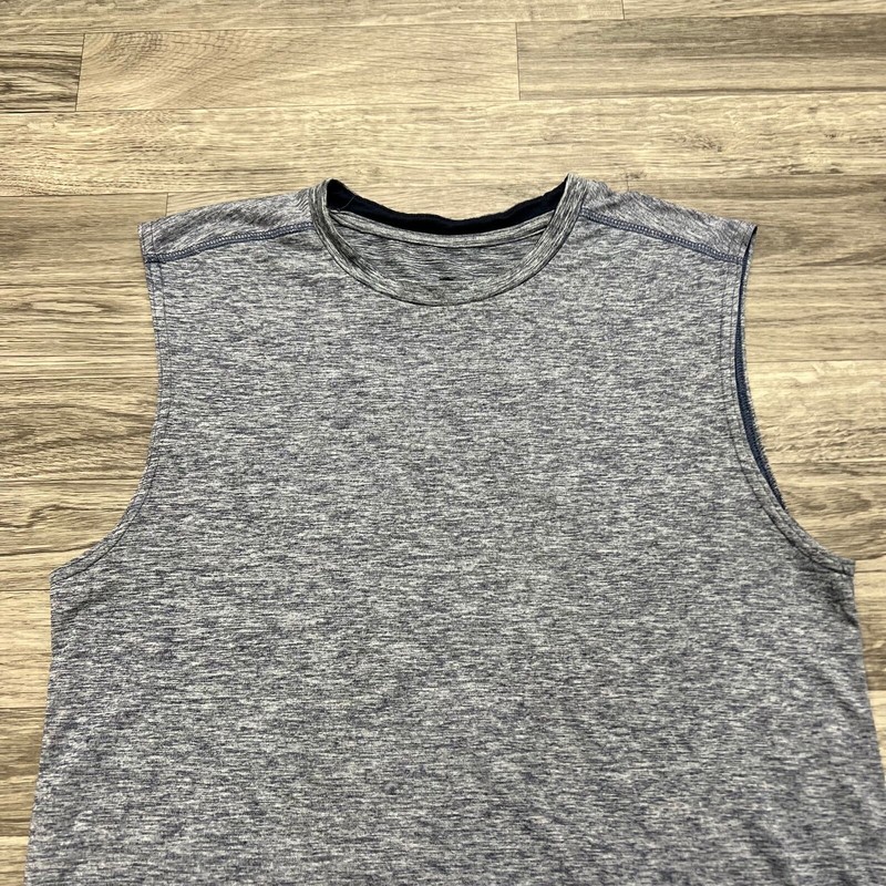 CHAMPION Crew Neck Gray Basic Tank Top Men's Size Small gallery