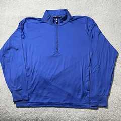 B Draddy 1/4 Zip Pullover Mens XL Performance Golf Stretch Pocket Long Sleeve