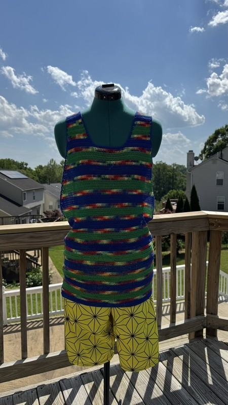 Crochet Thread The World Tank Top Adult Size Large gallery