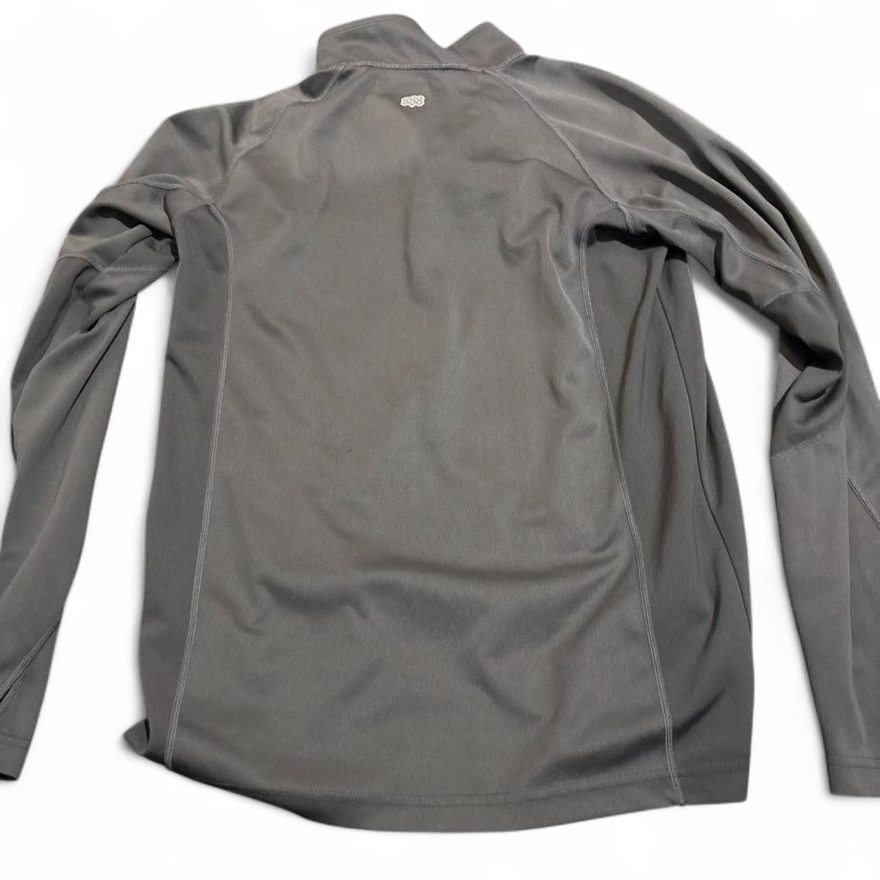 Sherpa Men's 1/4 Zip Mock Neck Pullover Polyester Long Sleeve Gray L gallery