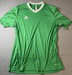 Adidas Aeroready Primegreen V-Neck Performance T-Shirt Men’s XL Green