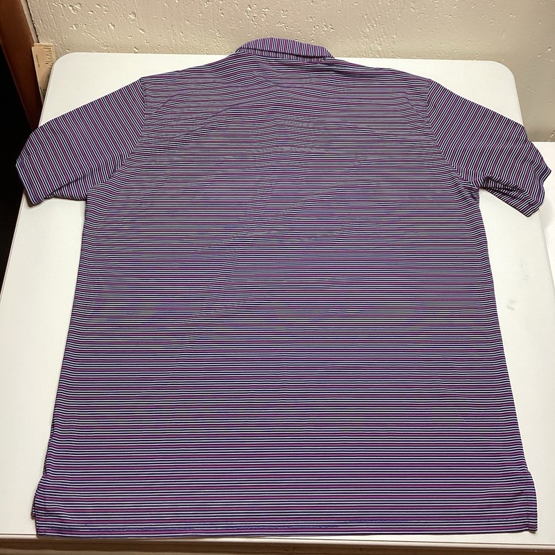 Holderness & Bourne The Sands Performance Golf Polo Mens XL Cavalier Striped gallery