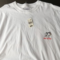 Men’s White Big Dog Sex on the Beach T Shirt 5XL Short Sleeve—60″ Chest