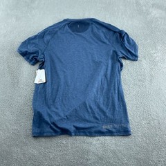 Bass Outdoor Microtech Performance Short Sleeve Tee Blue L UPF 50+ NWT 4133