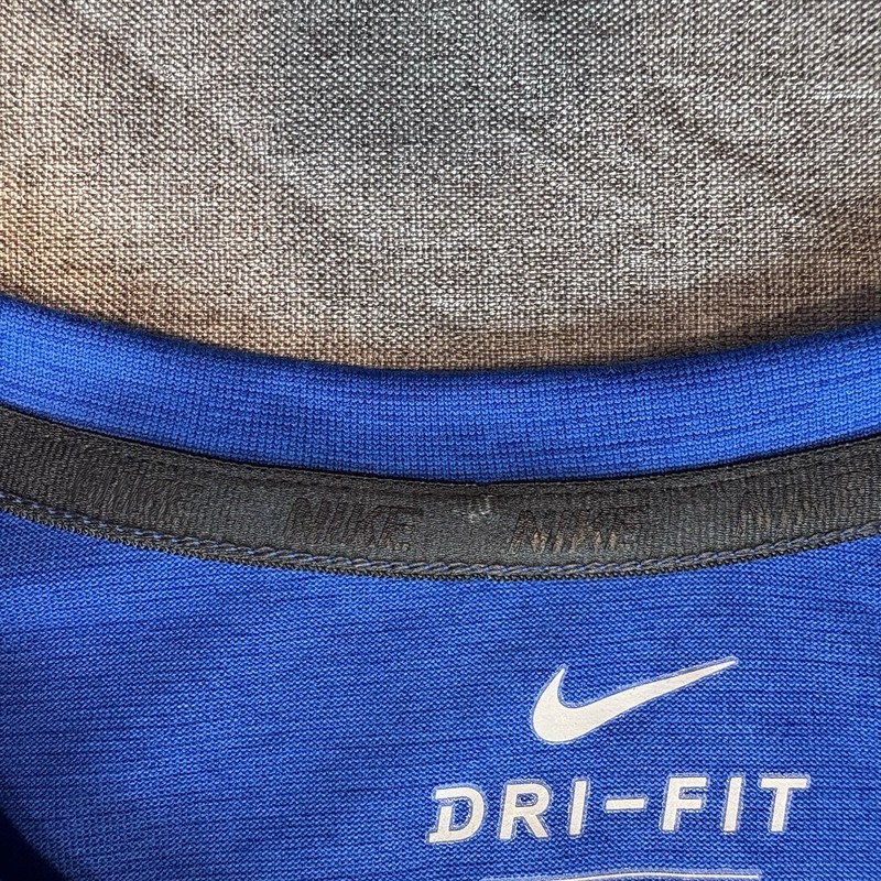 NWT Nike Men's Dri-FIT Training Short Sleeve Shirt Royal Blue Tee S gallery