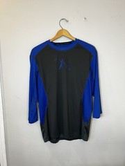 Nike Pro Combat Shirt Mens XL Blue/Black Dri-Fit Fitted Vapor MLB Center Swoosh