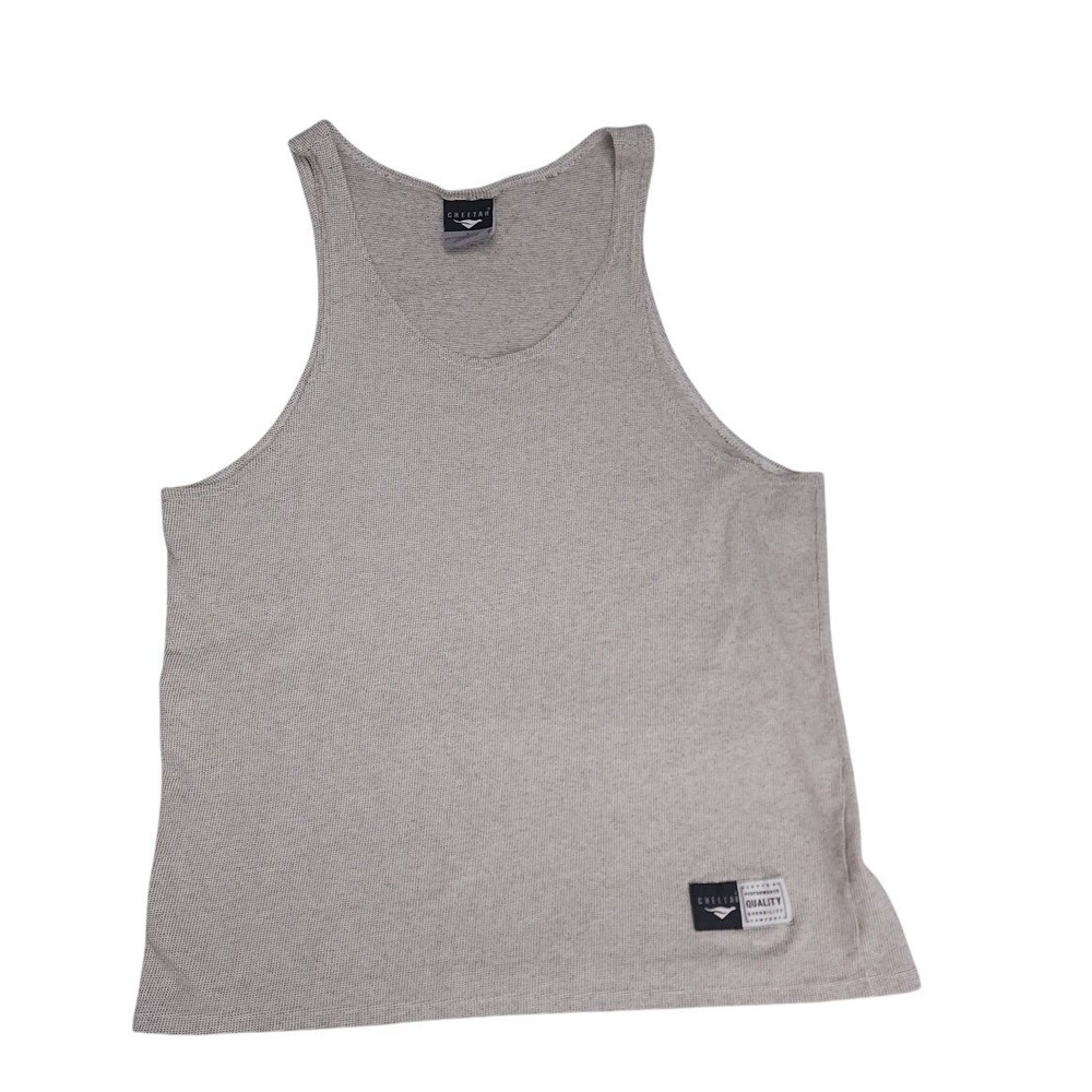 VTG USA Mens Tank Top Shirt LG Cotton Blend 80s 90s Casual Active Gym Workout