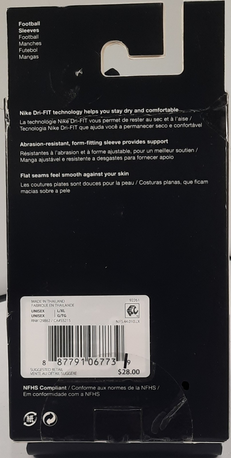Men’s Nike Pro Dri-Fit Sleeve 4.0 Size L/XL New gallery