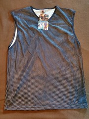 Vintage 90s Franklin Sports Mesh Basketball Jersey Black Mens Medium NEW NWT