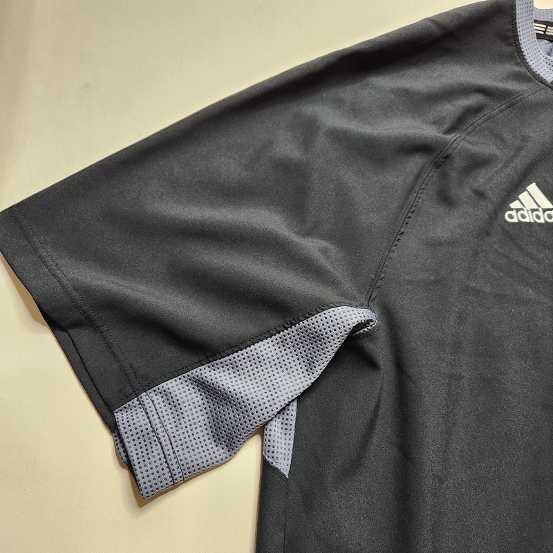 Adidas Mesh Back Pull Over Side Zip Athletic Shirt Custom VN Logo Men Size XL P4 gallery